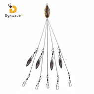 Dynwave Alabama Rig 18 G Umbrella Rig Realistic Aquatic Creature Head for Anglers