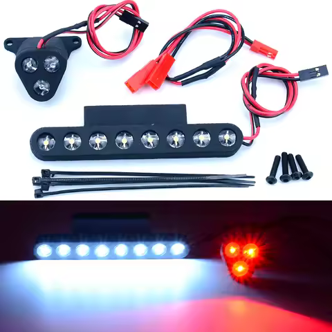 LED Headlights Taillight Lighting System for 1/8 ARRMA NOTORIOUS 6S V5 4X4 BLX Stunt Truck Car