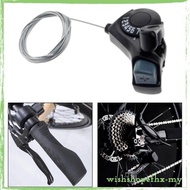 [WishshopefhxMY] Bike Shifters Cycle Thumb Gear Shifter 7 Cycle Speed Shifter for Bicycle Commute Bi