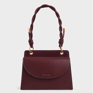 CNK-CK 815 Twist Top Handle Front Flap Bag