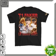 T1 Faker T1 T-shirt - Le Sang Hoi - Cotton Unisex Men and Women