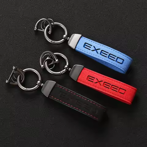 High Quality Suede Leathe Exeed Car Keychain For Chery Tiggo 7 Pro 8 Pro Exeed Tiggo 2 3x Arrizo 5 P