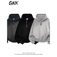 Heavyweight 500g Sweatshirt Men Zipper Hooded Student Thickened Fleece Fleece Lining Fleece Jacket L