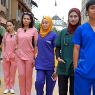 Baju scrub /uniform spa/medical student(custom made)