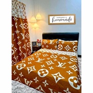 Signature Design Bedsheet with 2 pillowcase Canadian Cotton