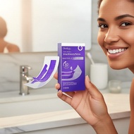 7-Pack Hydrogen Peroxide Teeth Whitening Strips - Effective Stain Removal Kit  7-Pek Jalur Pemutih G