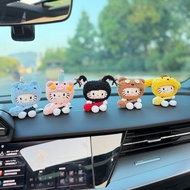 Cartoon Cartoon Plush Doll Car Decorations 2025 Car Dashboard Trolley Interior Decorations 26.1.30