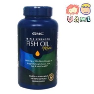 GNC - 3倍強效深海魚油迷你膠囊1000mg 240粒 (平行進口貨)