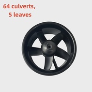 Duct Fan 64mm 70mm 5-blade 12-blade No Motor For RC EDF Jet Airplanes Toy Parts