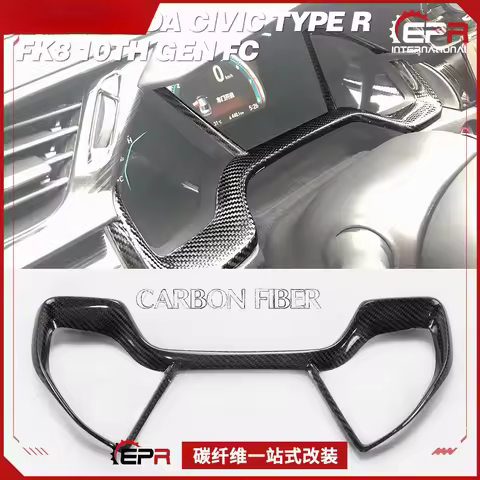 For Honda Civic FK7/FK8 Carbon Fiber Type R Dashboard & Central Control Interior Sticker (Upgrade Mo