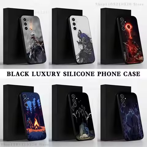 D-Dark S-Souls Game Phone Case For Samsung S 25,24,23,22,30,21,10,9,Ultra,Plus,Lite,FE,4,5 G Black S