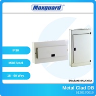 MAXGUARD Metal Clad DB Suitable Fit Isolator & Switch Fuse MCB As Main Switch 1 2 3 4 Row Enclosure 