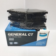 Bendix Disc Brake Pads DB2221 GCT (Front )Toyota Fortuner / Hilux 4X4 2012-2015 (DB2221GCT)