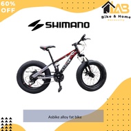 JAB.[Original] Asbike full alloy Fat bike, Shimano groupset, 3x8 Speed, Mechanical disc brake