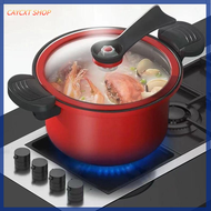 CAYCXT SHOP Stew Pot Pressure Cooker Non-Stick 3.5L Cooking Pots Multifunctional Cookware Rice Cooker Induction Cooker Gas Stove