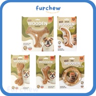 [SG] Fofos Pet Natural Wooden Fiber Bone Durable Dog Chew Toy - for Dogs & Puppies