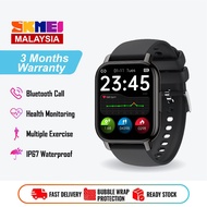 SKMEI Smart Watch | Alloy Frame Waterproof IP68 | Bluetooth Call Blood Oxygen Sleep Monitoring | Lon