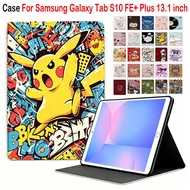 For Samsung Galaxy Tab S10 FE+ Plus 13.1 inch Wi-Fi SM-X62 5G SM-X626 New Cute Cartoon PU Leather Ca
