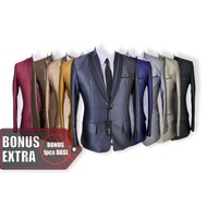 JAS PRIA - SETELAN JAS WARNA MOCCA ROSE GOLD ABU GREY MOCA - JAS PENGANTIN BAHAN WOOL MENGKILAP