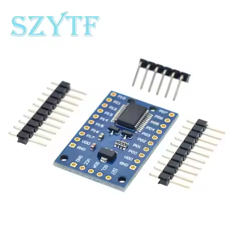 PCF8575 Module Expansion IO Port Expander Board DC 2.5-5.5V I2C Communication Control 16 IO Ports Fo