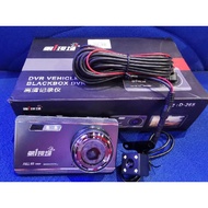 DVR Vehicle Blackbox DVR (Model D-265) Car recorded front camera and back camera