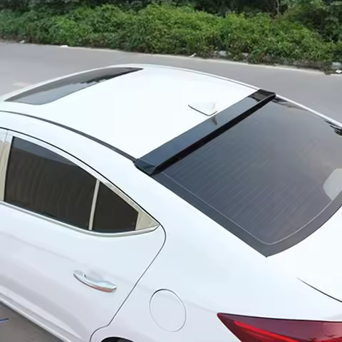 For Hyundai Elantra Spoiler Abs Material Car Rear Wing Primer Rear Spoiler for Hyundai Elantra Spoil