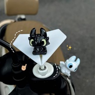 Toothless Airplane Bicycles Ornaments Colorful Toothless Figure Cartoon Car Decoration
