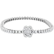 Amoro 18kt White Gold Diamond Bracelet (3.50 cttw, H-I Color, SI1-SI2 Clarity)
