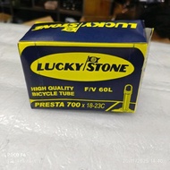 Bicycle Inner Tube Size 700 x 18/23C Lucky Stone fv 60mm/ fv 6 cm Fixie Bike Inner Tube