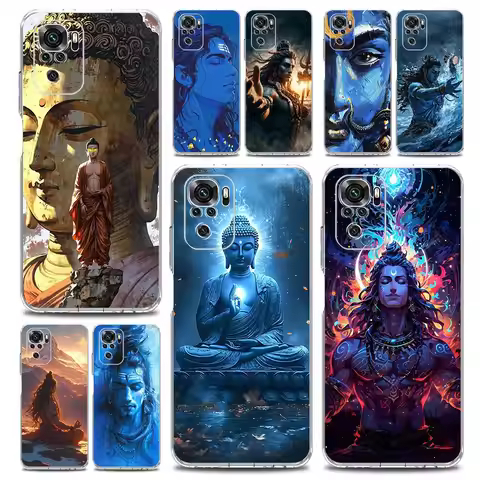 Lord Shiva Hindu God Buddha India Case For Xiaomi Redmi Note 14 13 12 4G 9 8 10 11 Pro Plus 5G 14C 1