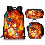 D22 Pokemon Pikachu School Bag & Backpacks sets [Beg Sekolah Pokemon Pikachu sets]