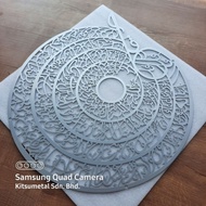 Metal Wall Islamic Kufi Khat Art 4 Qul - 2ft