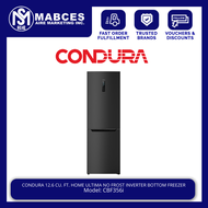 Condura 12.6 cu. ft. Home Ultima No Frost Inverter Bottom Freezer Two Door Refrigerator CBF356i