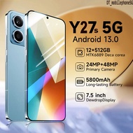 New Best-Selling Y27s Mobile Phone 7.5-Inch Mobile Phone 100% Genuine Specifications Smartphone RAM 