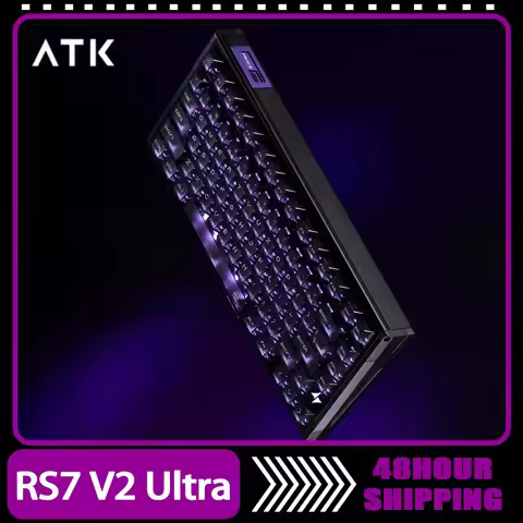 ATK RS7 V2 Ultra Magnetic Switch Keyboard Aluminum Alloy 8K Polling Rate Wired Gaming Keyboard Hot S