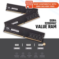 KLEVV Value Ram 2666MHz / 3200MHz DDR4 Single Memory Kit  8GB / 16GB / 32GB