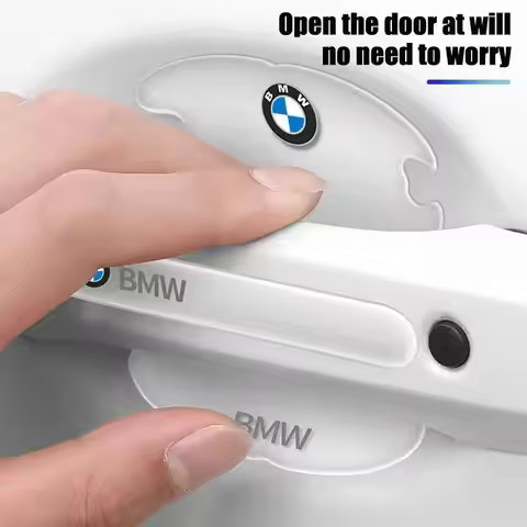 Transparent Car Door Bowl Handle Protect Stickers For All BMW Performance F25 F26 F15 F16 E90 E91 E9