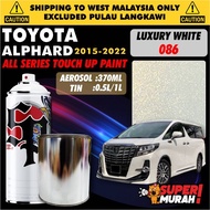 TOYOTA ALPHARD GEN 3 2015-2022 🚗 DIY Touch Up Paint Aikka Spray 370ml 0.5L 1L Cat Spray Kereta Toyot