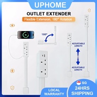 [SG] New Outlet Extender Adjustable Length Power Outlets Extender Power Socket 180° Rotatable Plug