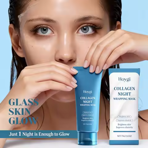 Collagen Peel Off Face Mask Pore Shrinking Hyaluronic Acid Centella Asiatica Brightening Firming Tre