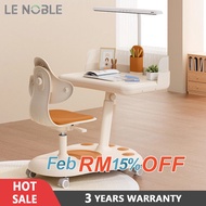 LENOBLE Ergonomic Kids Study Table Chair Set Meja belajar Integrated Household Lifting Table 儿童学习桌-3