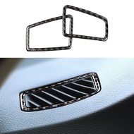 Dashboard Air Outlet Vent Decoration Cover Trim Decal for BMW 3 Series E90 2005-2012 Car Interior Accessories Carbon Fib
