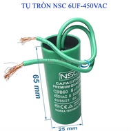 NSC 6uf round capacitor - NSC brand 6uf booster pump round capacitor