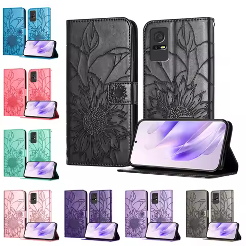 Premium Leather Flip Case For TCL 50XL 50SE 406 505 40XL 40SE LIonX 408 30XL 40R 30SE 305 306 30XE A