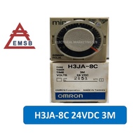 OMRON H3JA-8C 24VDC 3M TIMER RELAY