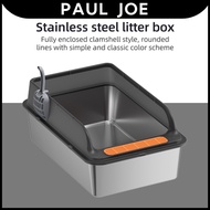 PAUL JOE/stainless steel cat litter box/cat litter box/stainless steel litter box/litter box/alumini