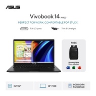 Laptop Murah Baru Resmi Asus Vivobook A1400KA N4500 16GB 1TB SSD 14" FHD Windows 11 Home Free Office