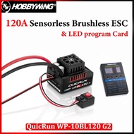 HOBBYWING QuicRun WP 10BL120 G2 120A Waterproof Sensorless Brushless ESC With LED Program Card For 1