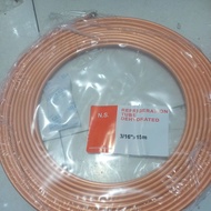 COPPER PIPE SIZE 3/16"0.D.X0.4mm WALL 15M REFRIGERANTION TUBE DEHYDRATED LV