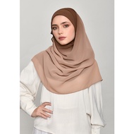BOKITTA BrownBeige - Plain Georgette -  DEGRADE COLLECTION